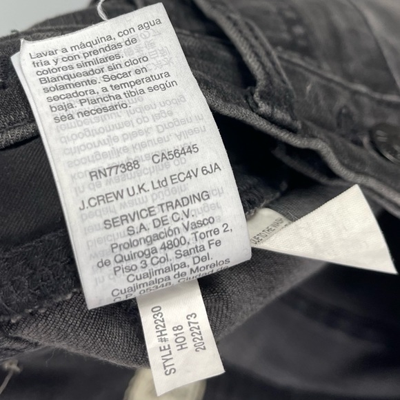 Madewell 9" High Rise Skinny Jeans in Black Sea Raw Hem Distressed Boho H2230 27 - Picture 14 of 16